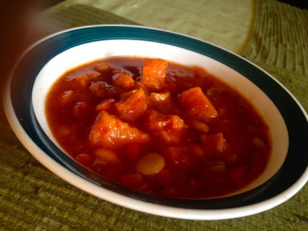 VEGETABLE CHILI W/SWEET POTATO