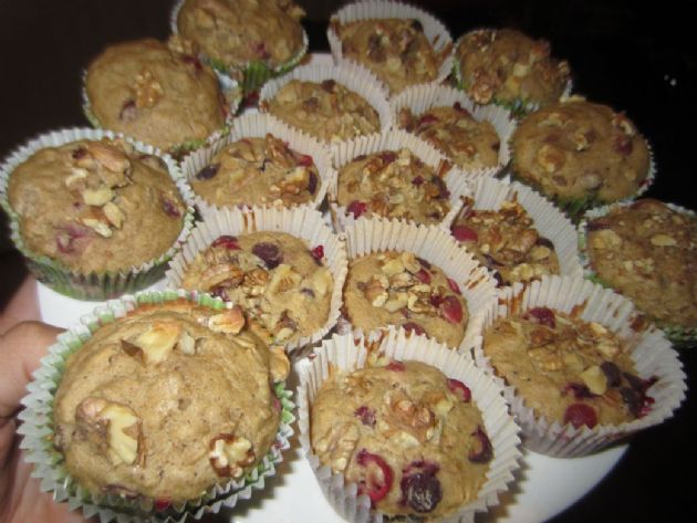 Vegan Cranberry Muffins