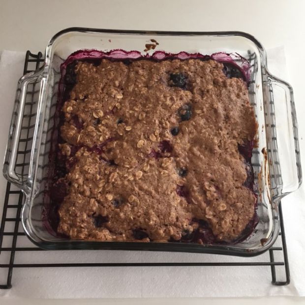 Vegan Triple Mixed Berry Crisp