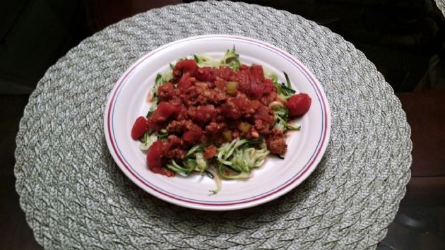 Vegan Spaghetti Sauce with Zucchini Noodles