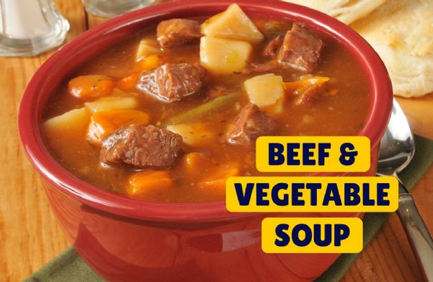 Vegetable Soup with Beef  RECIPE