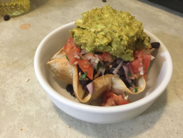 Vegetarian burrito bowls