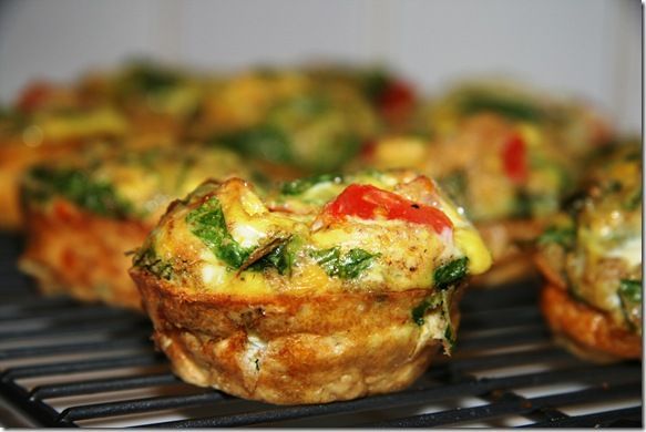 Veggie Egg Muffins Recipe | SparkRecipes