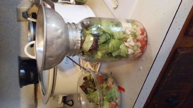 White Bean & Tomato Salad in a Jar