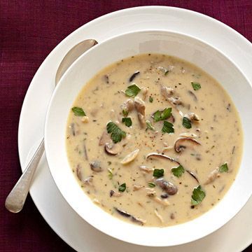 Wild mushroom soup, non-dairy Recipe | SparkRecipes