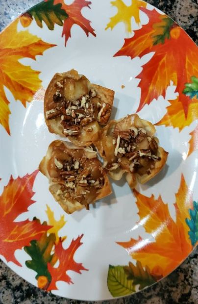 Wonton Apple Pie Bites