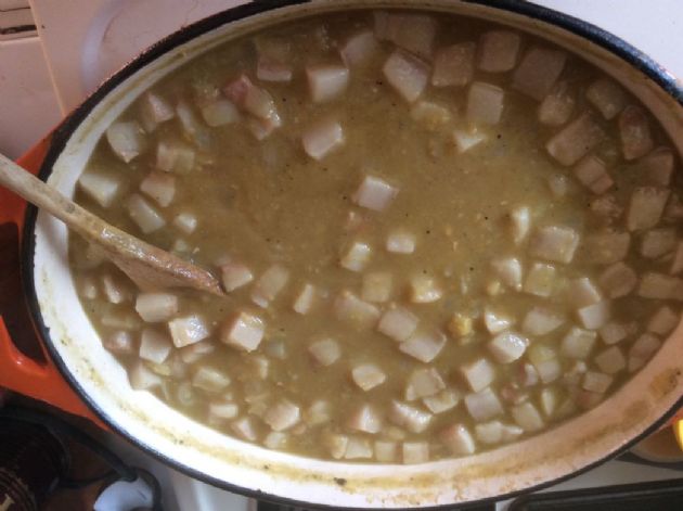 Yellow split pea soup