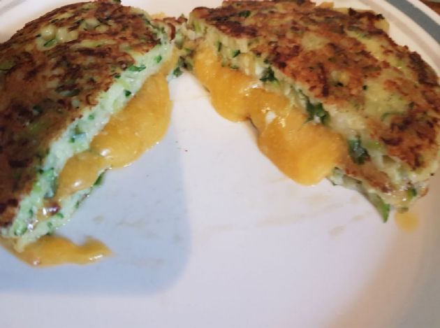 Zucchini Grilled Cheese Sandwich