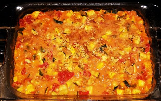 Zucchini and Yellow Squash Casserole