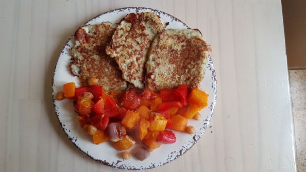 Zucchini and tuna patties