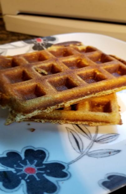 Low carb Cream Cheese Waffle