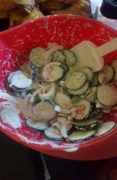 cucumber and onion salad