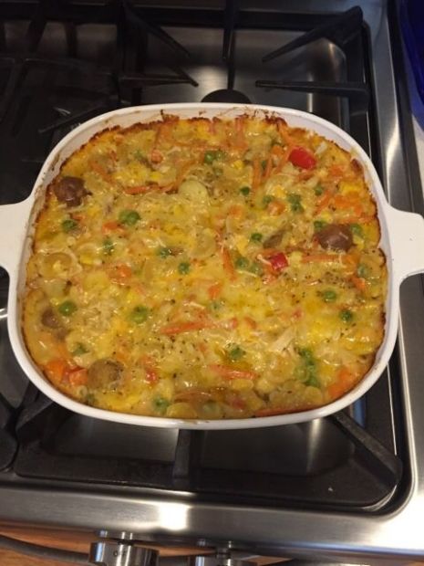 Chicken vegetable casserole