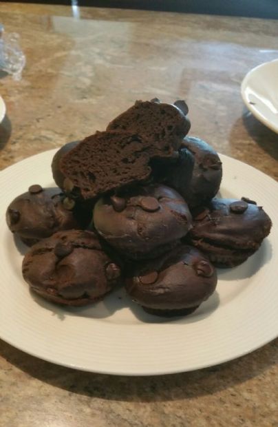Dark Chocolate Coffee Muffin low Carb phase one