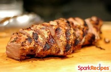 garlic low fat pork loin