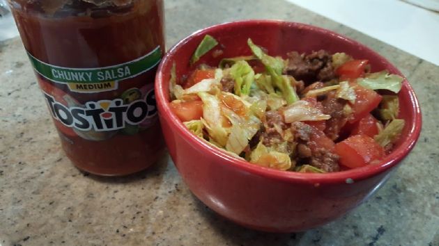 hCG Phase 2 Taco Salad