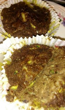 low carb gluten free zucchini chocolate muffins