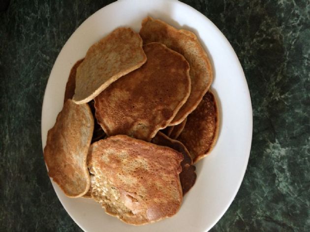 oat,hemp, pancakes