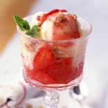 Ricotta Romanoff Sundae