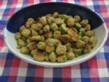 Cashew Nut and Sesame Seed Fried Okra