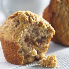 Banana, Date, and Walnut Muffins