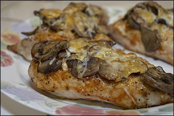 Oven BBQ Chicken and Mushrooms