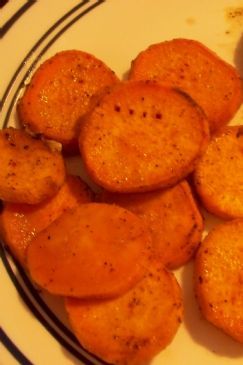Spicy Baked Sweet Potato Rounds