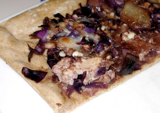 Carmelized Onion and Cabbage Tart
