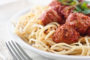 Healthy Spaghetti and Meatballs 