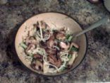 Mushroom Broccoli Pasta Bowl