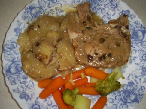 Creamy Crockpot Pork & Potatoes