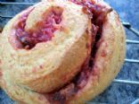 Coconut - Rosewater Spiral Bread 