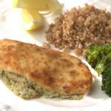 Cream Cheese & Pesto Stuffed Chicken Breast