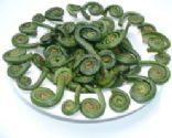 Steamed Fiddleheads