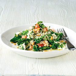 Bulgur Wheat, Feta & Broccoli Salad