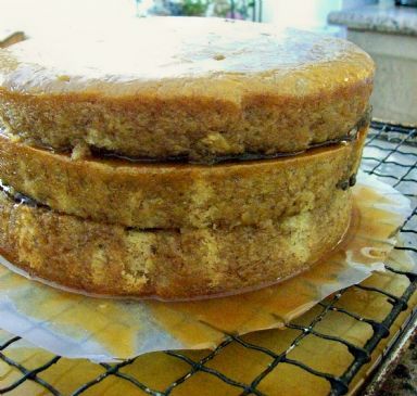 Buttery Banana Cake with a Buttermilk Glaze