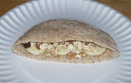 Pita Banana Breakfast