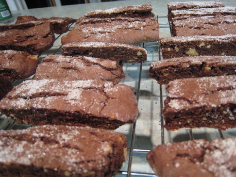 chocolate walnut biscotti