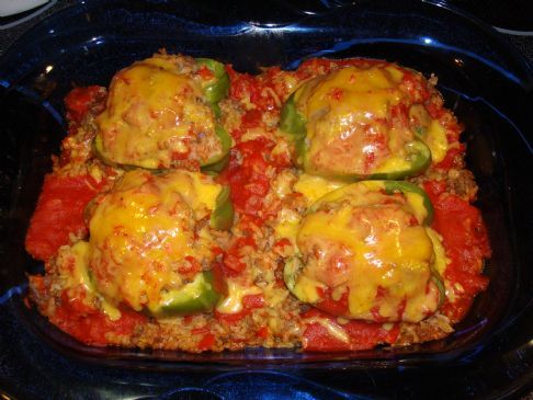 Grandma's Stuffed Green Peppers