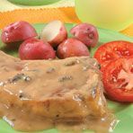 Mushroom-Garlic Pork Chops