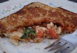 Anne's Spinach, Tomato, Mushroom and Feta Mountain Pie (Pie Iron)