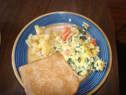 Veggie Scrambled Eggs