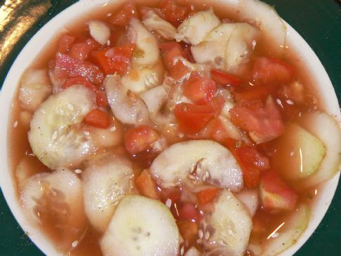 Cucumber & Tomato Salad