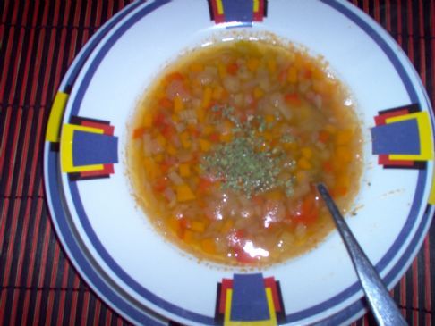 Lentils & Vegetable soup Recipe | SparkRecipes