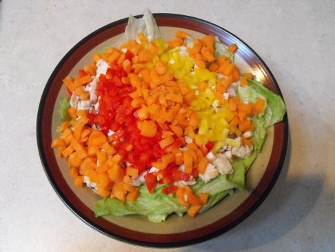 Zesty Chopped Salad with Tuna