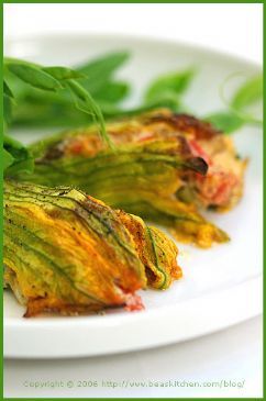 stuffed zucchini flowers