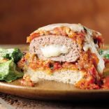 Mozzarella-Stuffed Turkey Burgers