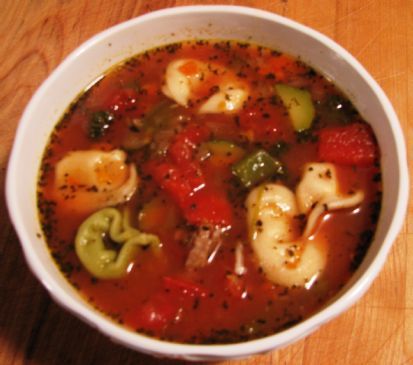 Hearty Italian Soup with Tortellini