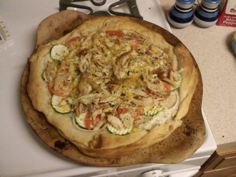 Pampered Chef Garden Pizza Appitizer