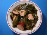 Turkey Sausage & Collards dinner